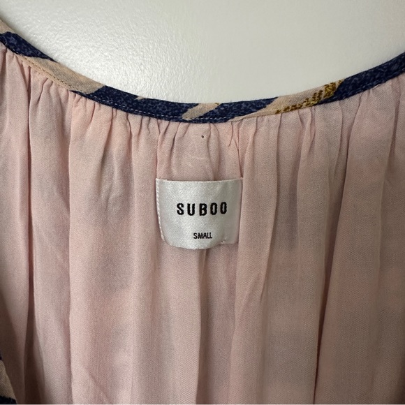 Suboo • Into the Wilds Shirred Wrap Mini Animal Print Dress - Picture 9 of 10